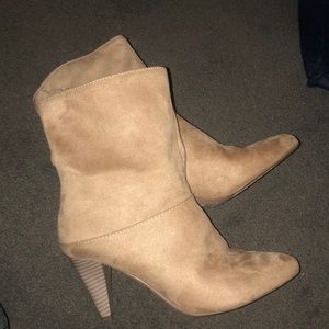 Nude booties